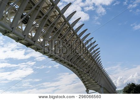 Skeleton Bridge Venice Close Up Photography, Arichtecture Photography In Venice Italy