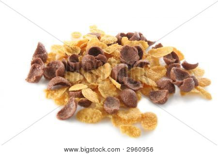 Korn cornflakes og Choco flager