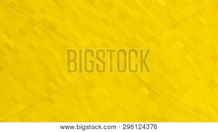 Colour Abstraction With Yellow Rectangles. Vector Illustration In Flat Style.