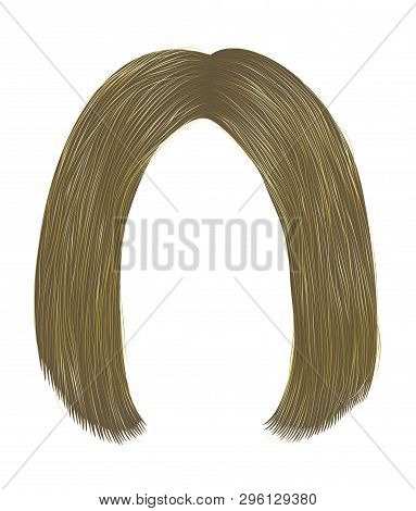 Trendy Hairs Brunette Blond Colors . Kare Parting . Beauty Fashion
