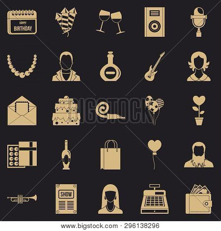 Discotheque Icons Set. Simple Set Of 25 Discotheque Icons For Web For Any Design