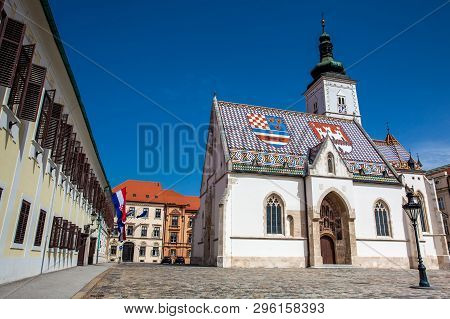 The Iconic Historical Church Of Saint Mark First Built On The 13Th Century And Reconstructed On The