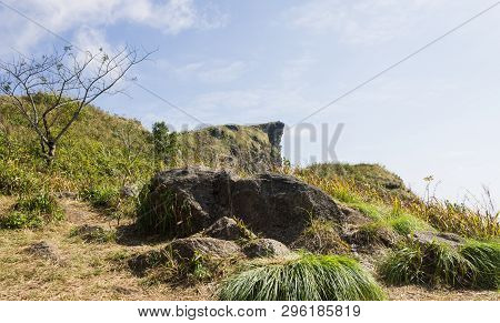 Attractions Landscape Mountain Phu Chi Fa Forest Park Wide. Landscape Phu Chi Fa Forest Park View Po