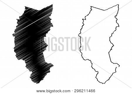 Department Of Puno (republic Of Peru, Regions Of Peru) Map Vector Illustration, Scribble Sketch Puno