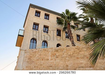 View Of Old Building In Old Town Jaffa, Tel Aviv, Israel