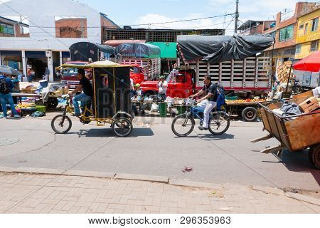 Bogota Colombia April 6 The Better Way To Visit The Big Corabasto Food Market, Located In Northern B