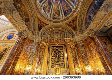 Sant Ignazio Church Ceiling Frescoe, Rome, Italy