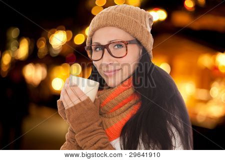 Weihnachtsmarkt ragazza