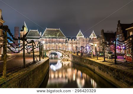 The Koppelpoort, A Medieval Gate In The Dutch City Of Amersfoort, Province Of Utrecht