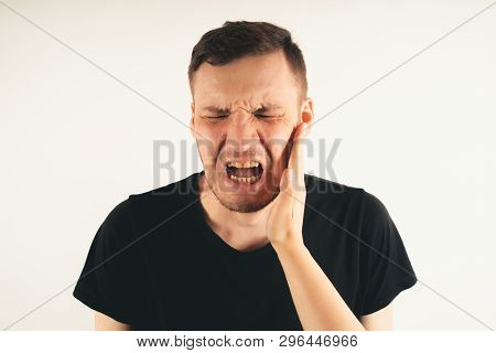Crop Person Slapping Scared Man In Face
Emotional Male Getting Slapped In Face While Shouting With C