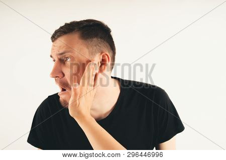 Crop Person Slapping Scared Man In Face
Emotional Male Getting Slapped In Face While Shouting With C