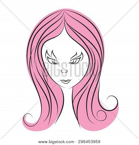 Woman Logo Vector, Beauty Icon Design, Web Icon, Business Sign