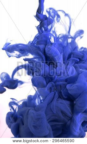 Colorful Ink Drops In Water