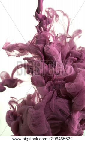 Colorful Ink Drops In Water