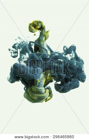 Colorful Ink Drops In Water