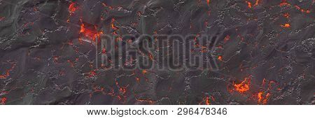 Seamless Magma- Large File. Destroy Molten- Fluid Metal
