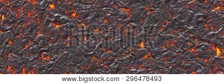 Seamless Magma- Large File. Destroy Molten- Fluid Metal