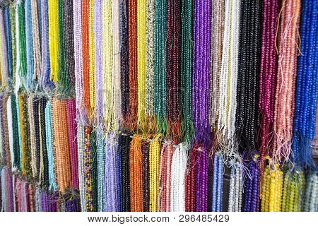 Traditional Turkish Rosary Tesbih And Colorful Bead