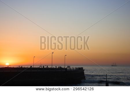 Cape Town Ocean Sunset Horizon, South Africa