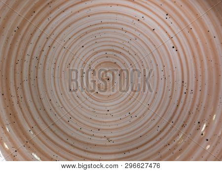 Background Of Old Pottery With Molds Of Mint