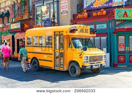 World Famous Park Universal Studios In Hollywood.