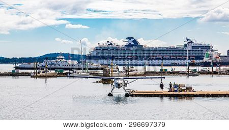 Nanaimo, British Columbia - May 20, 2016: Nanaimo Is A City And Port On The East Coast Of Vancouver 