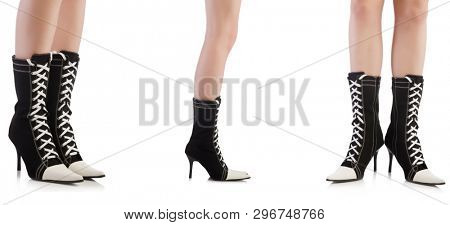 Topboots isolated on white background 