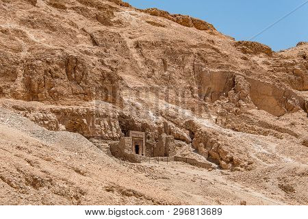 The Antique Temple Of Female Pharao Hatchepsut Near Luxor In Egypt