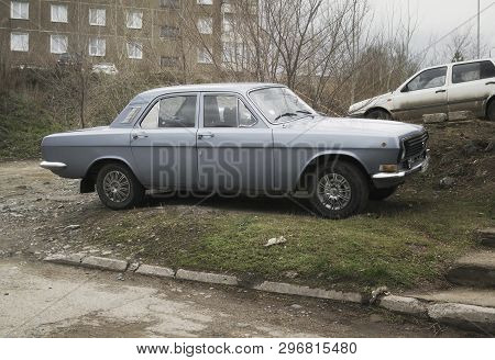 Kazakhstan, Ust-kamenogorsk - 20 April, 2019. Gaz 24-10 Volga, Russian Car.
