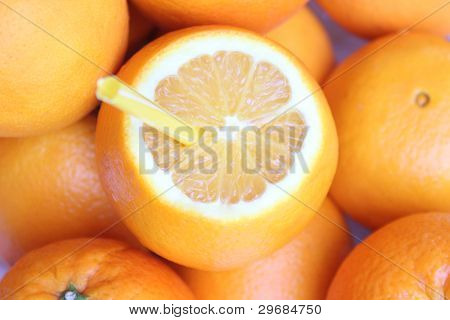 Orange frukt