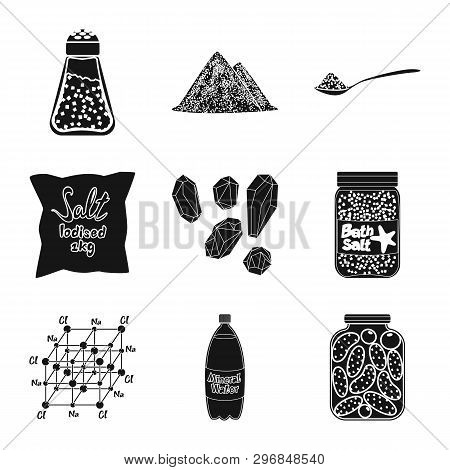 Vector Illustration Of Natural And Baking   Symbol. Collection Of Natural And Food Vector Icon For S