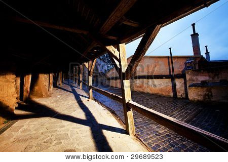 Sighisoara ยุคกลางเมือง ทรานซิลเวเนีย โรมาเนีย