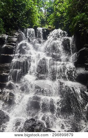 Beautiful Kanto Lampo Waterfall. Bali, Indonesia. Day