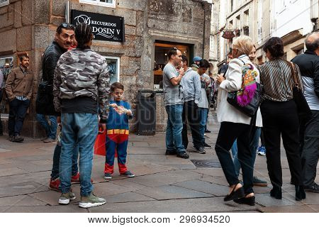 Santiago De Compostela Street Scene