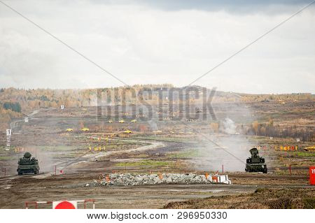 Nizhniy Tagil, Russia - September 26. 2013: Antiaircraft Gun Missile System Zsu-23-4m4 Shilka-m4 And