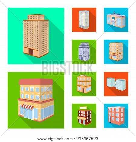 Isolated Object Of Construction And Building Sign. Collection Of Construction And Estate Vector Icon