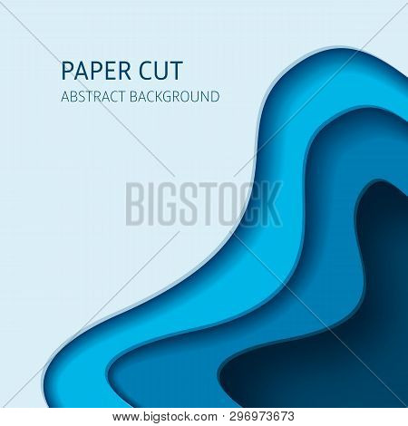 Paper Cut Vector Abstract Background