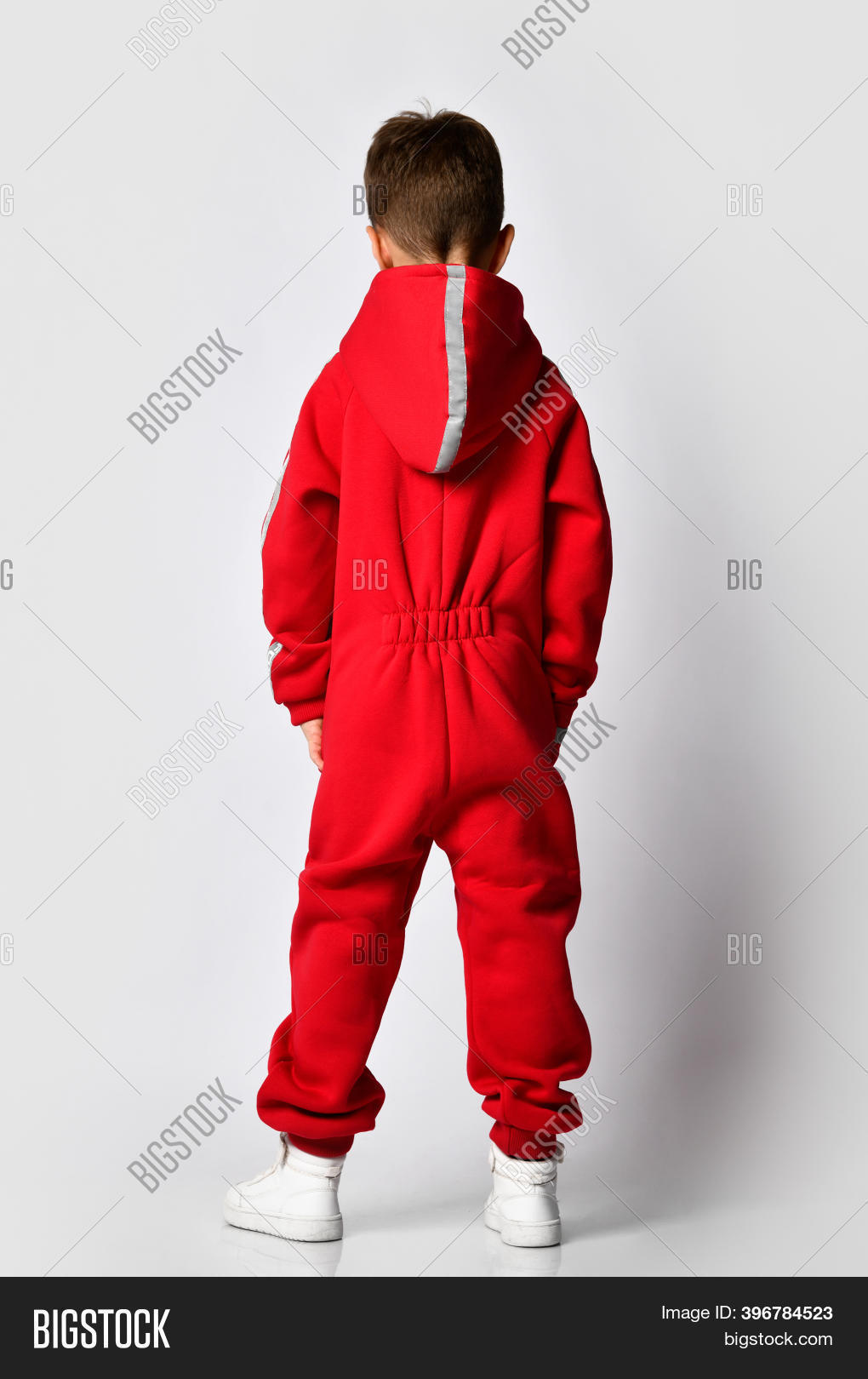 Boy Red Warm Overalls Image & Photo (Free Trial) Bigstock