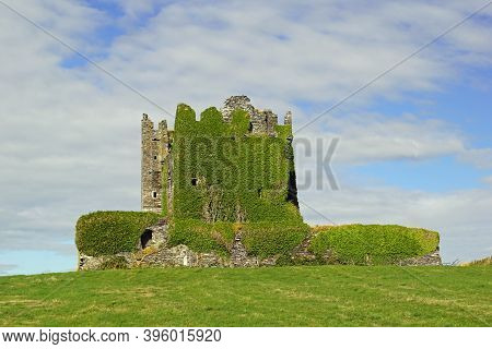 Ballycarbery Castle Is A Castle 3 Miles From Cahersiveen, County Kerry, Ireland.