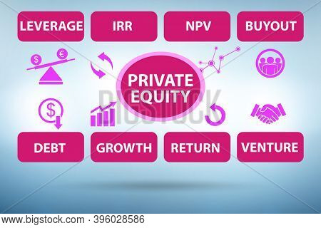 Private equity investment business concept