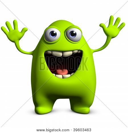 Cartoon Alien