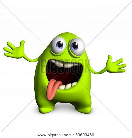 Cartoon Alien