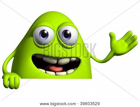 Cartoon Alien