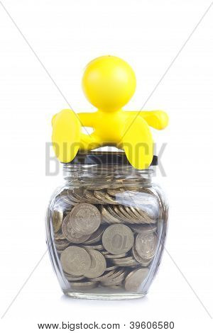 Simbolo di accumulo di denaro