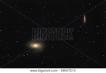 Bode der Galaxie m81 und m82