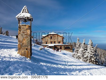 Chata Jiriho Na Seraku, Mount Serak, One From Several Chalets On Jeseniky Or Jesenik Mountains Ridge