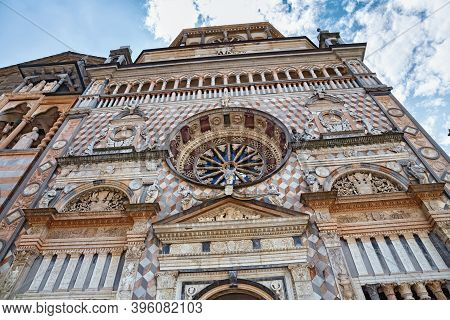 Cappella Colleoni (was Built With Marble Elements Between 1472 And 1476) Of The Basilica Di Santa Ma