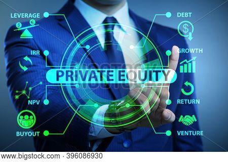 Private equity investment business concept
