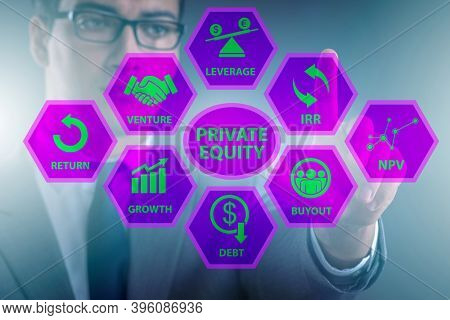 Private equity investment business concept
