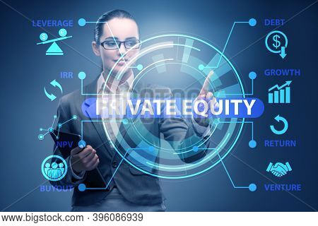 Private equity investment business concept